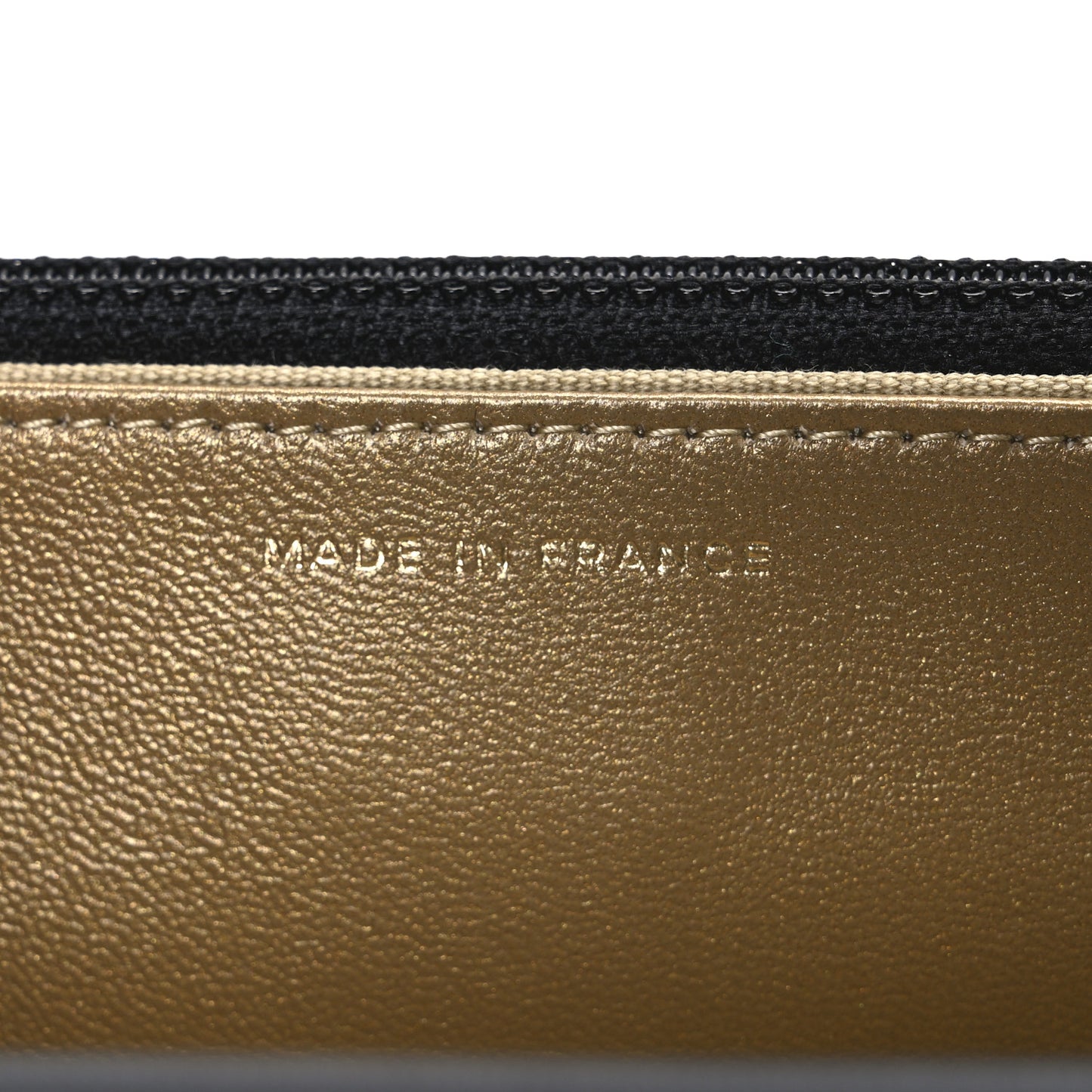 Lambskin Quilted CC Pearl Crush Wallet on Chain WOC Black