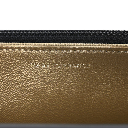 Chanel Lambskin Quilted CC Pearl Crush Wallet on Chain WOC Black 6 of 10