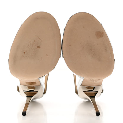 Jimmy Choo Mirror Calfskin Diffuse Pumps 38.5 Silver 5 of 8