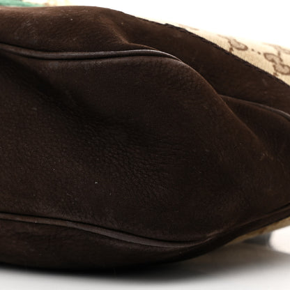 Gucci Monogram Web New Jackie Shoulder Bag Dark Brown 10 of 10