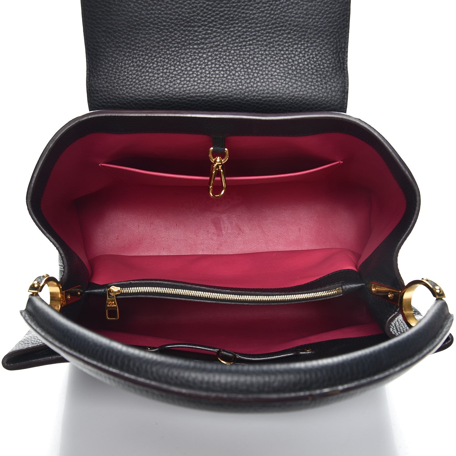 Louis Vuitton Taurillon Capucines GM Black 5 of 11
