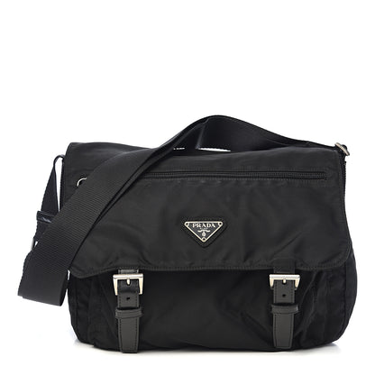 Prada Nylon Vela Sport Messenger Bag Black 1 of 9