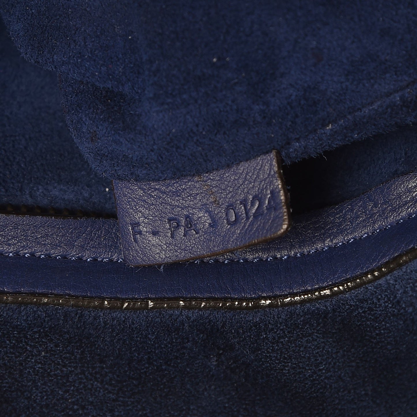 Supple Calfskin Medium Phantom Luggage Indigo