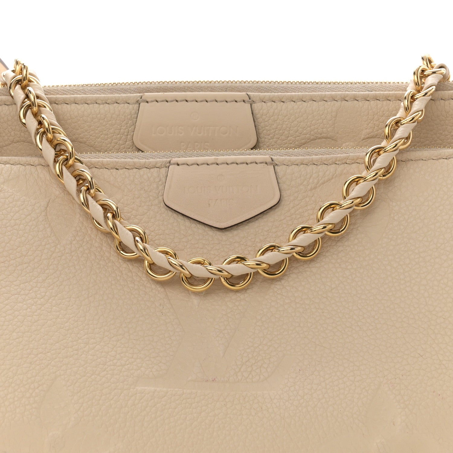 Louis Vuitton Empreinte Monogram Giant Multi Pochette Accessories Cream 8 of 18