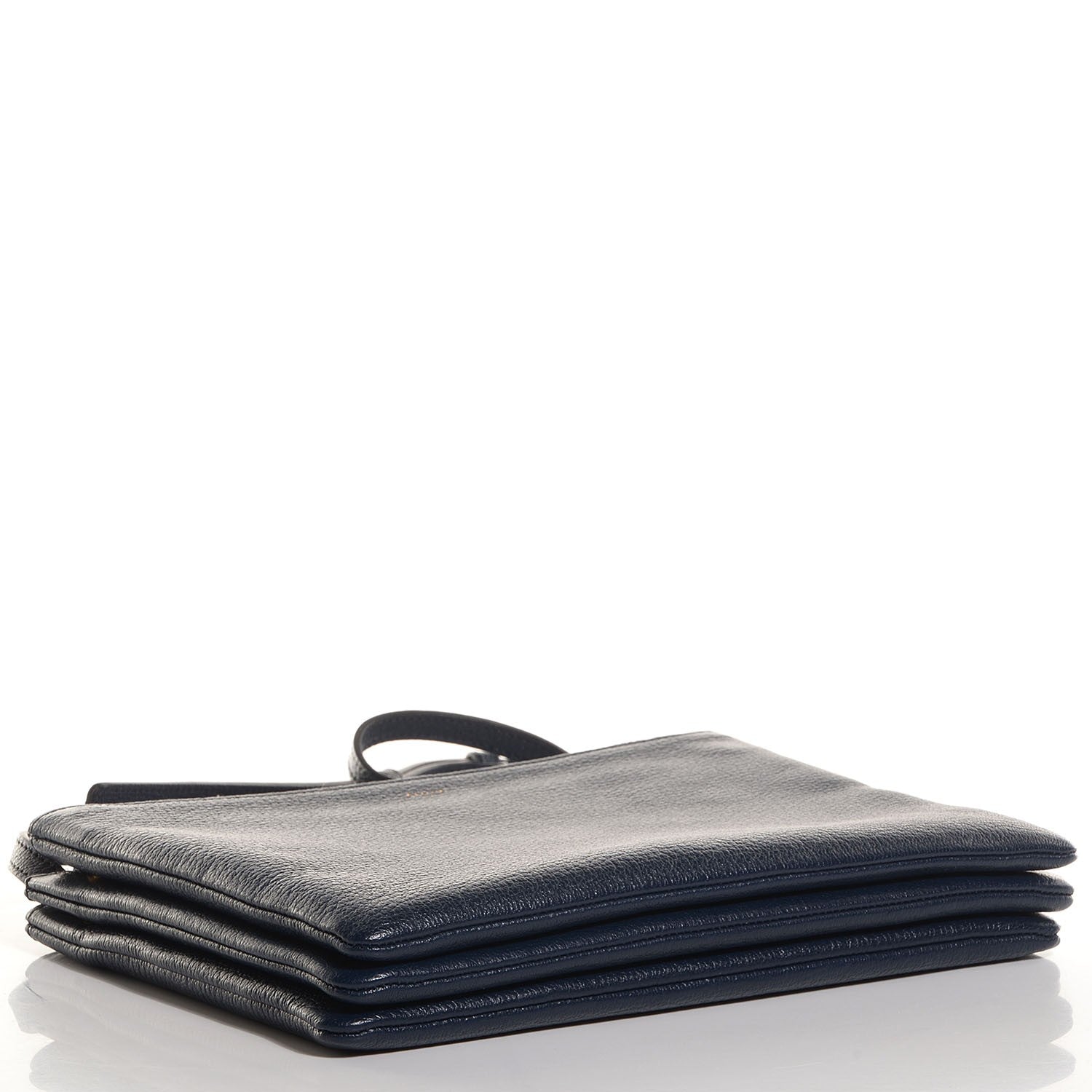 Celine Goatskin Large Trio Crossbody Bag Dark Blue 4 of 7