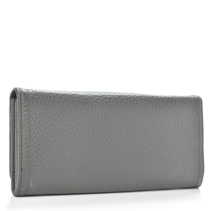 Prada Vitello Daino Flap Continental Wallet Marmo 3 of 9