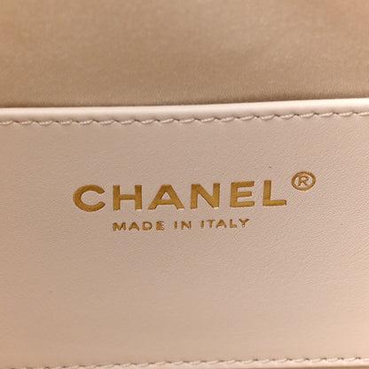 Chanel Caviar Quilted Mini Chanel 25 Handbag White 6 of 11