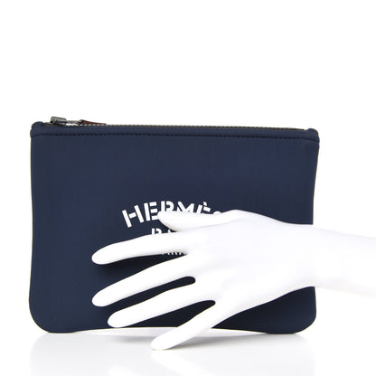 Hermes Neoprene Neobain Small Case Bleu 2 of 6