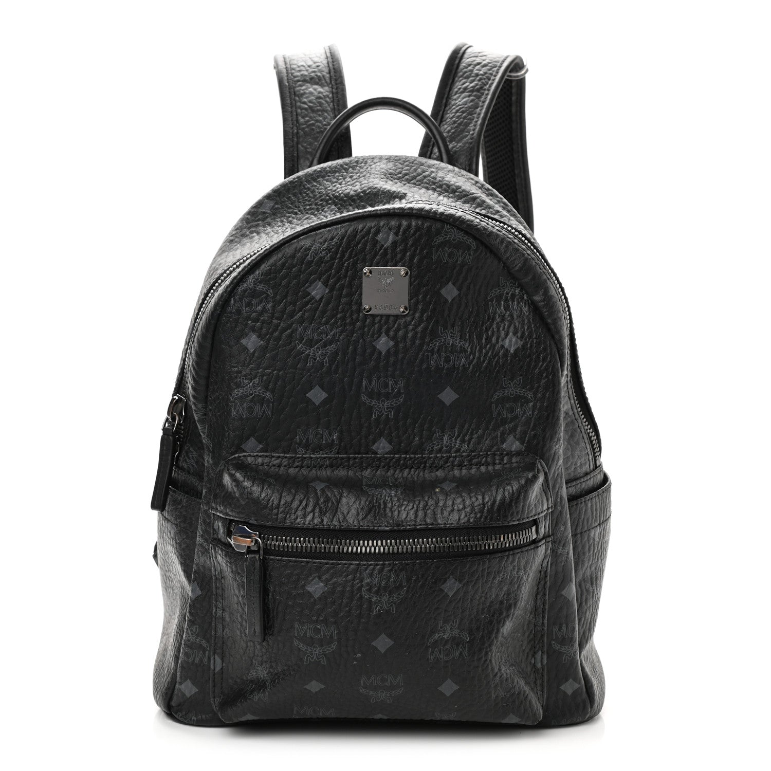 MCM Visetos Small Stark Backpack Black 1 of 9
