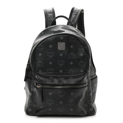 MCM Visetos Small Stark Backpack Black 1 of 9