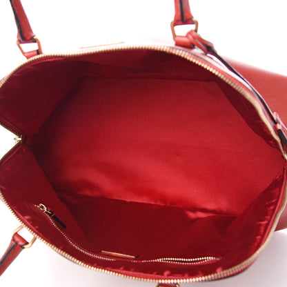 Prada Saffiano Frame Bowler Red 5 of 14