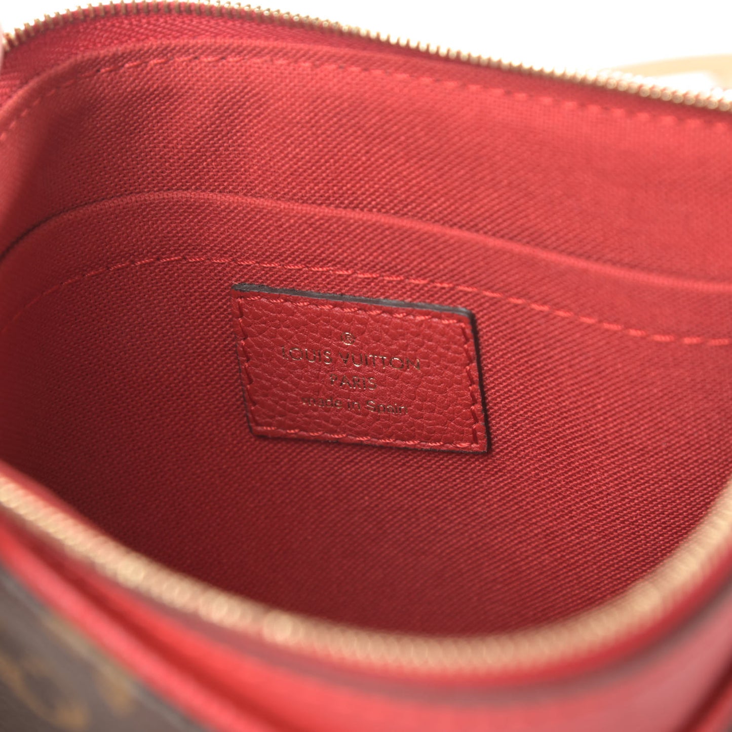 Monogram Pallas Clutch Cherry