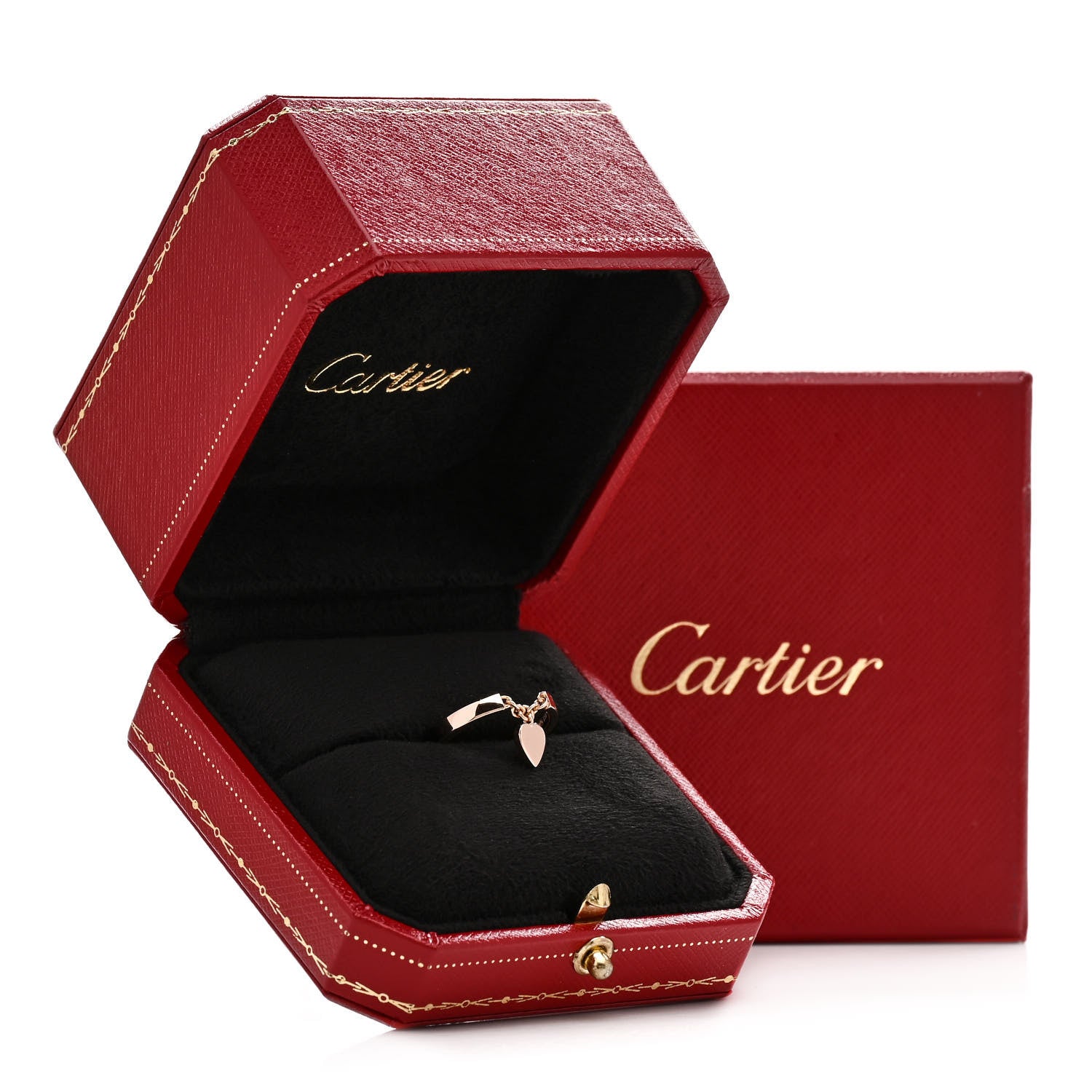 Cartier 18K Pink Gold Mon Amour Ring 50 5.5 5 of 5
