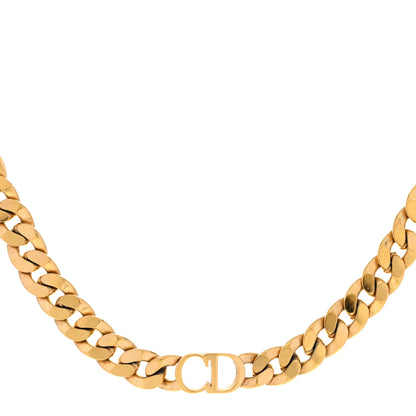 Christian Dior Danseuse Etoile Chain Choker Necklace Gold 1 of 6