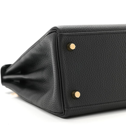 Hermes Togo Kelly Retourne 28 Black 9 of 11