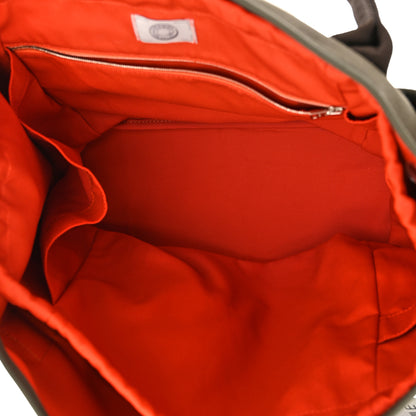 Hermes Toile Sac De Pansage Groom Kaki Feu 6 of 14