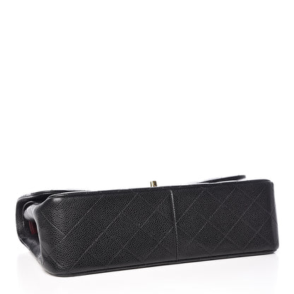 Chanel Caviar Quilted Jumbo Double Flap Black 4 of 11