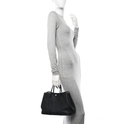 Hermes Negonda Garden Party Tote 30 TPM Black 2 of 11
