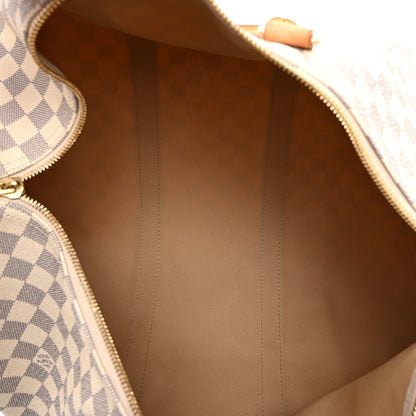 Louis Vuitton Damier Azur Keepall 50 4 of 9