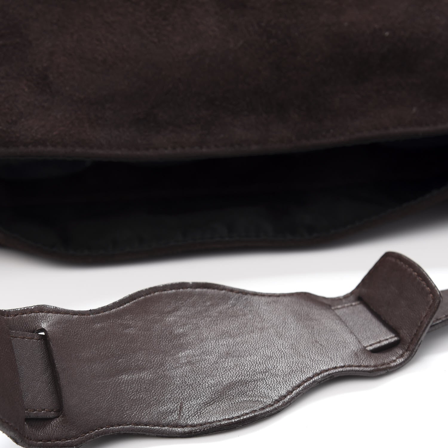 Balenciaga Suede Calfskin B Hobo Brown 14 of 18
