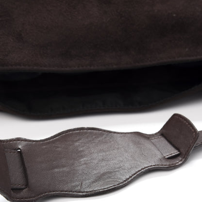 Balenciaga Suede Calfskin B Hobo Brown 14 of 18