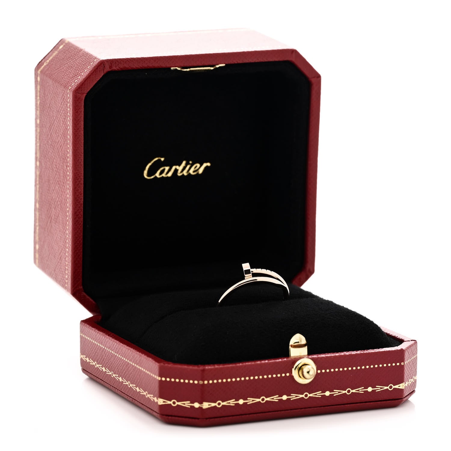 Cartier 18K Pink Gold Small Juste Un Clou Ring 55 7.25 6 of 6