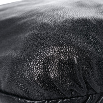 Gucci Pebbled Calfskin Medium Jungle Hobo Black 8 of 17