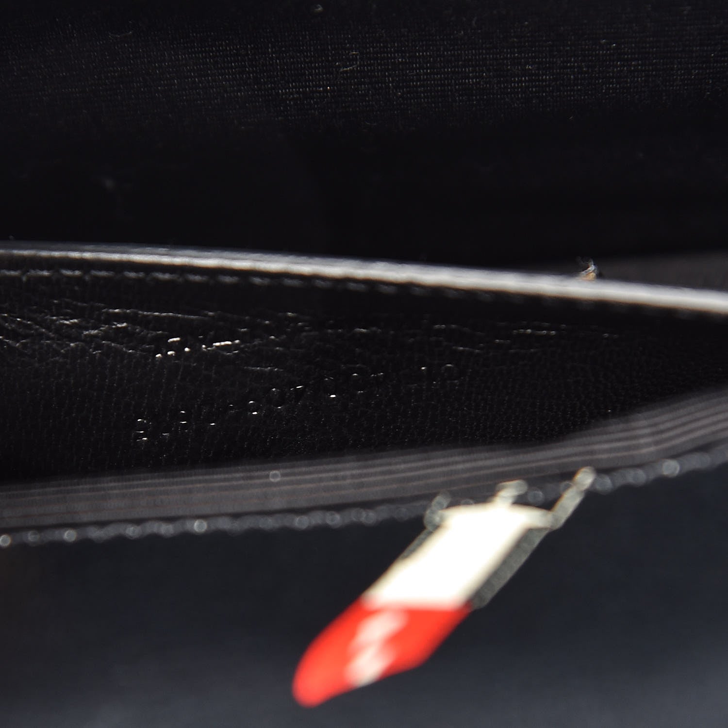 Saint Laurent Calfskin Lipstick Print Classic Monogram Kate Clutch Black 7 of 7