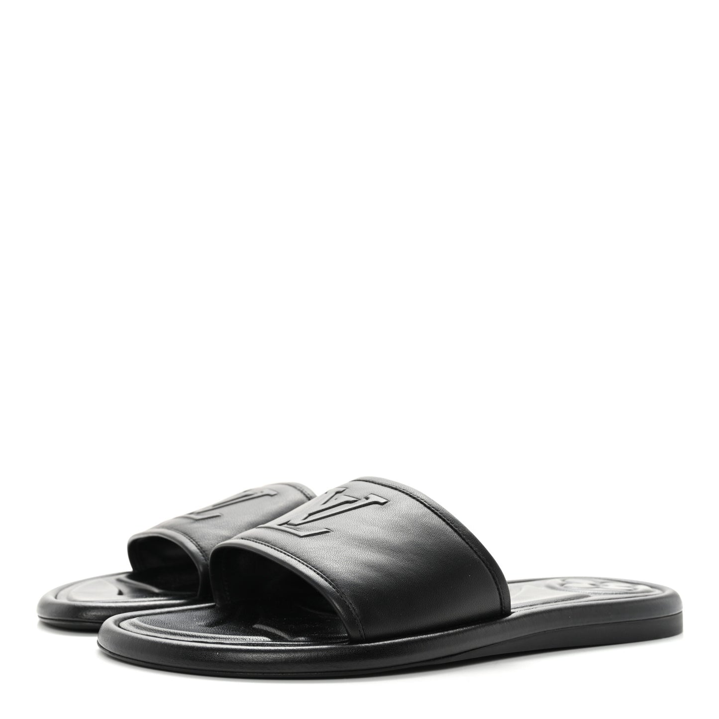Lambskin Magnetic Flat Mule 36 Black