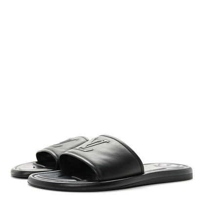 Louis Vuitton Lambskin Magnetic Flat Mule 36 Black 3 of 9