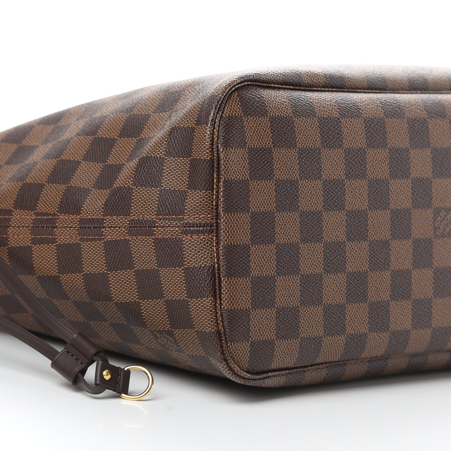 Louis Vuitton Damier Ebene Neo Neverfull MM Rose Ballerine 9 of 10