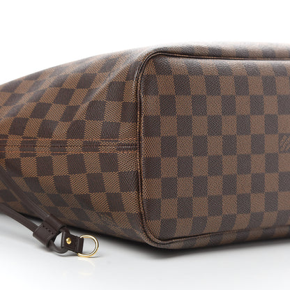 Louis Vuitton Damier Ebene Neo Neverfull MM Rose Ballerine 9 of 10