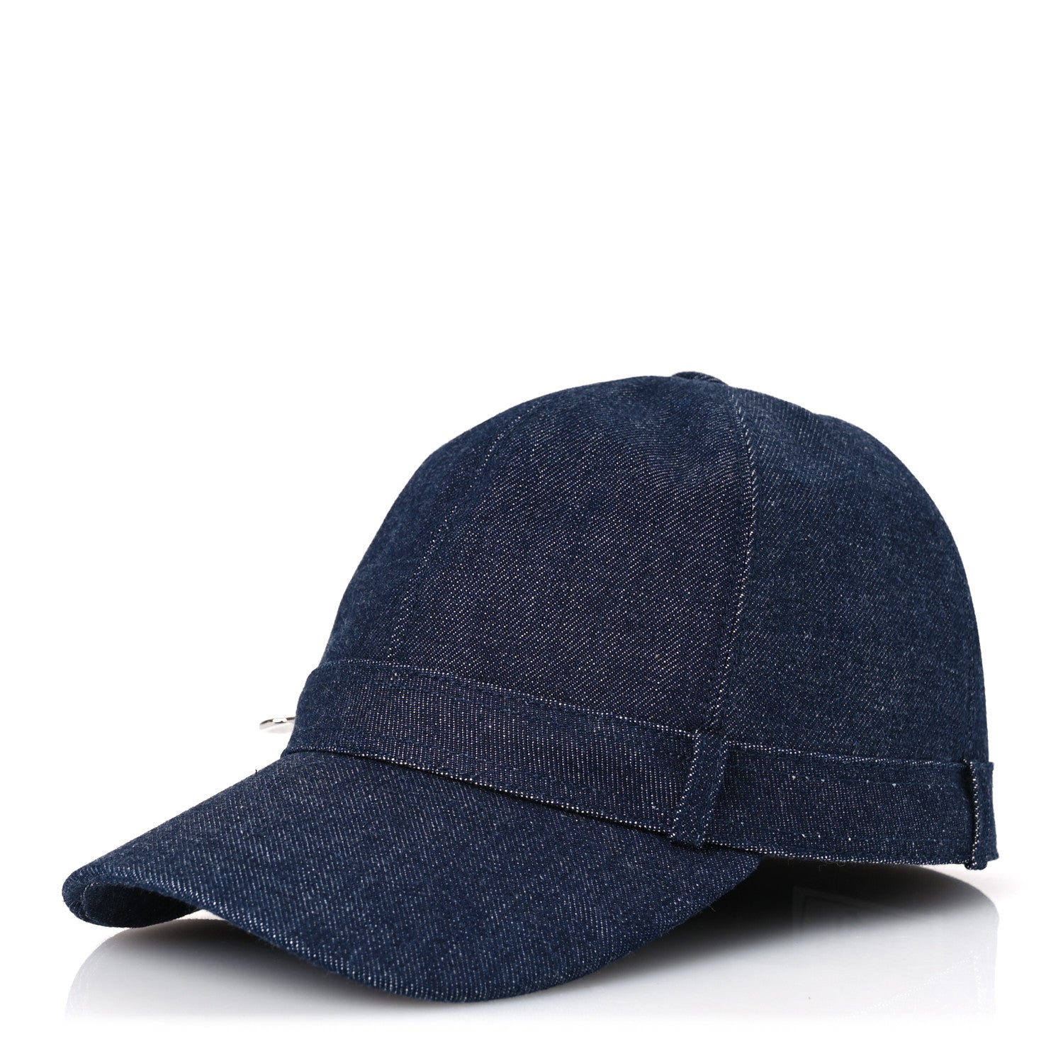 Hermes Denim Joanne Cap Hat 57 Indigo 1 of 13