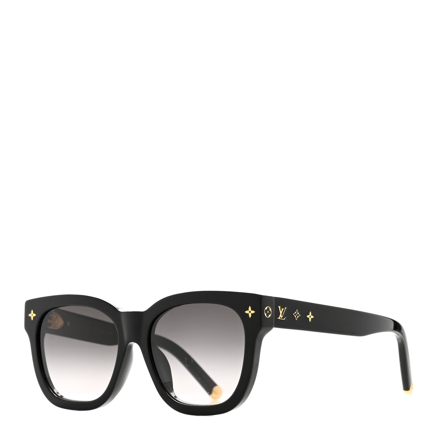 Acetate My Monogram Square Sunglasses Z1523E Black