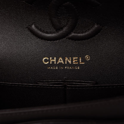Chanel Lambskin Quilted Small Double Flap Dark Brown 8 of 10