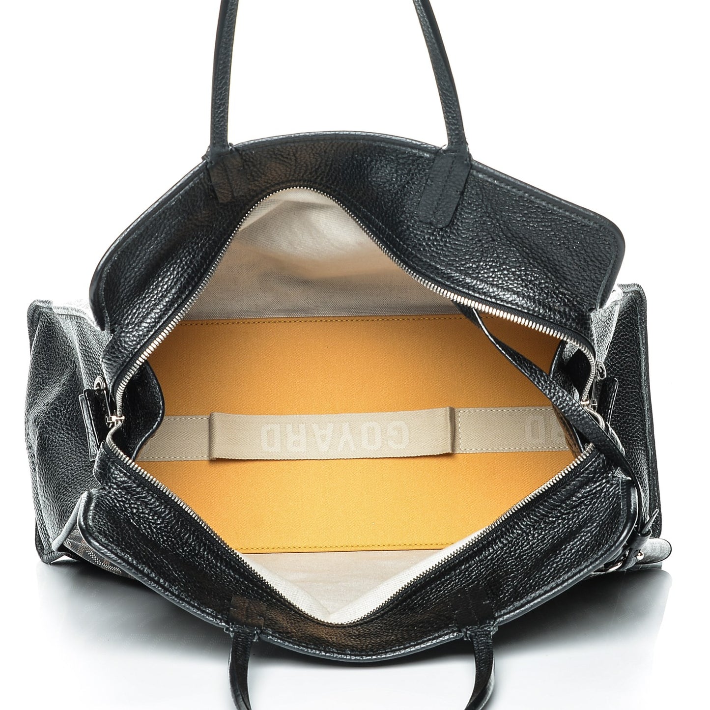 Goyardine Sac Hardy Pet Carrier PM Black