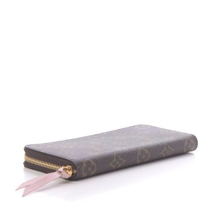 Louis Vuitton Monogram Clemence Wallet Rose Ballerine 4 of 9