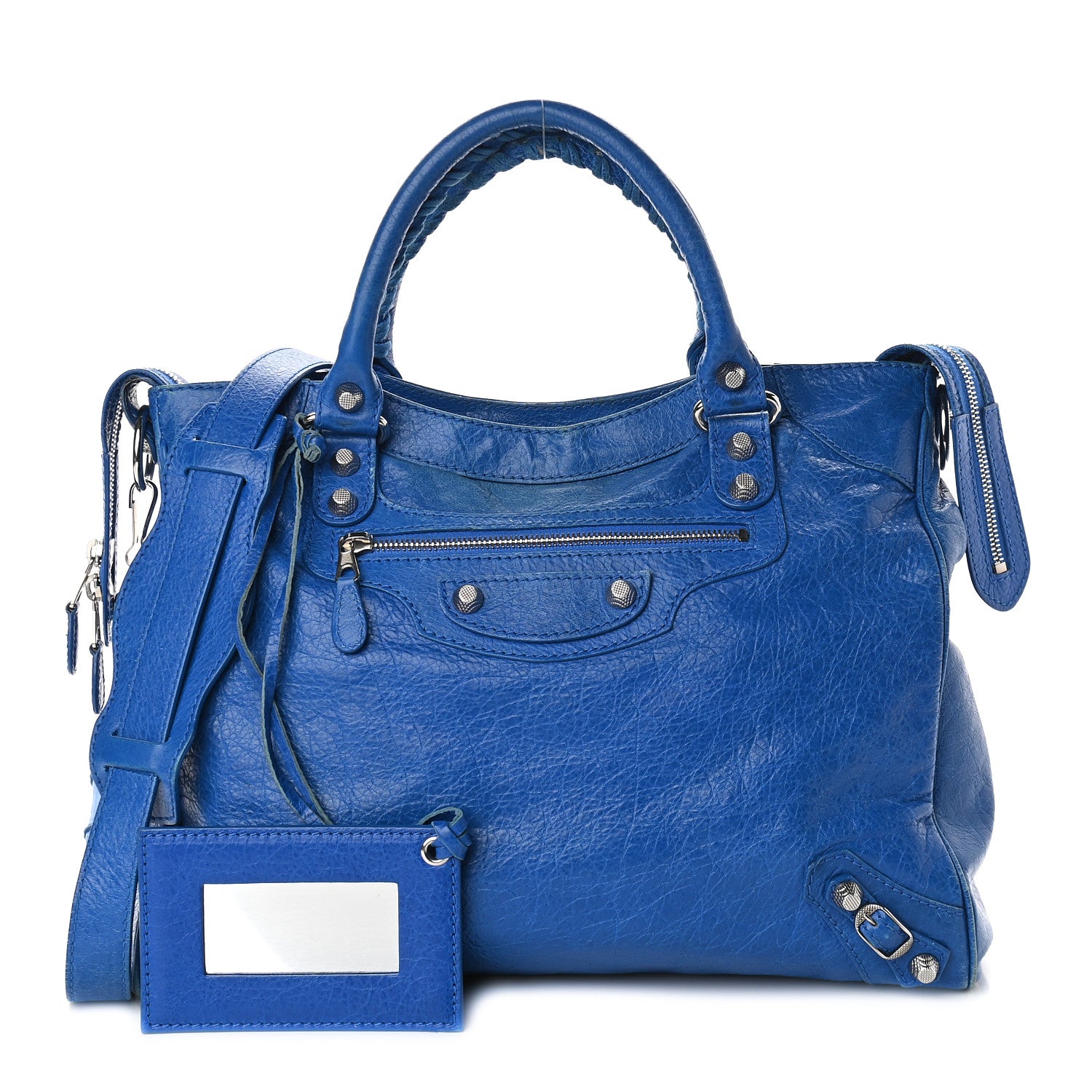 Balenciaga Agneau Giant 12 Silver Hardware Velo Bleu Lazuli 1 of 11