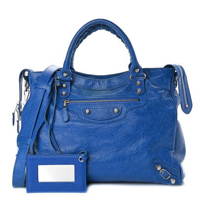 Balenciaga Agneau Giant 12 Silver Hardware Velo Bleu Lazuli 1 of 11