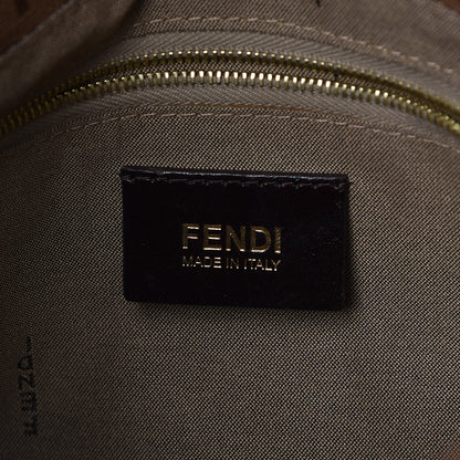 Fendi Zucchino Spalmati Vitello Mama Baguette Nocciola Castagna 6 of 11