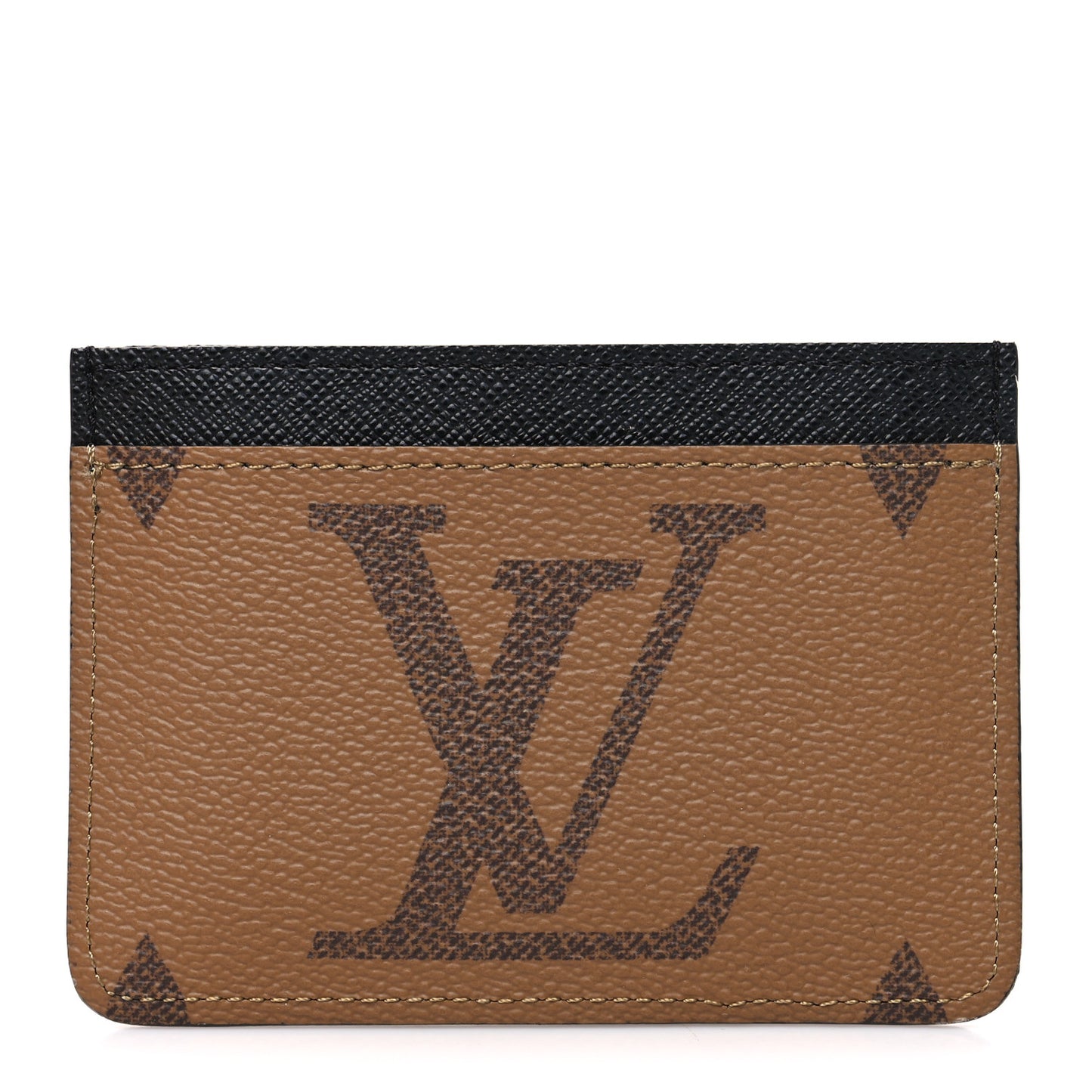 Reverse Monogram Side Up Card Holder
