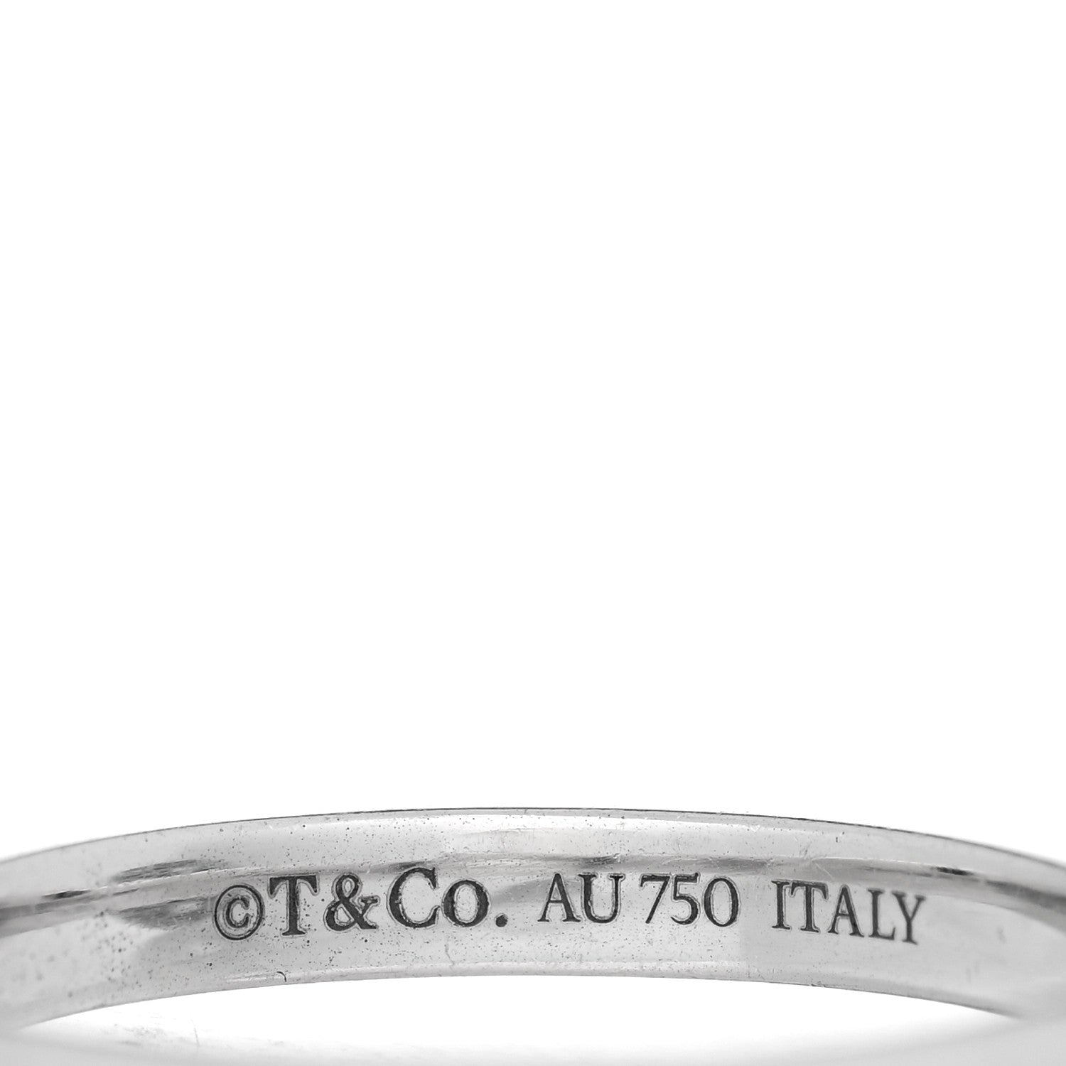 Tiffany 18K White Gold Diamond 8mm Hardwear Ball Ring 53 6.25
