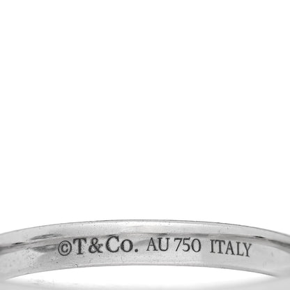 Tiffany 18K White Gold Diamond 8mm Hardwear Ball Ring 53 6.25 4 of 5