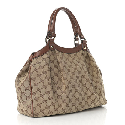Gucci Monogram Medium Sukey Tote Brown 3 of 11