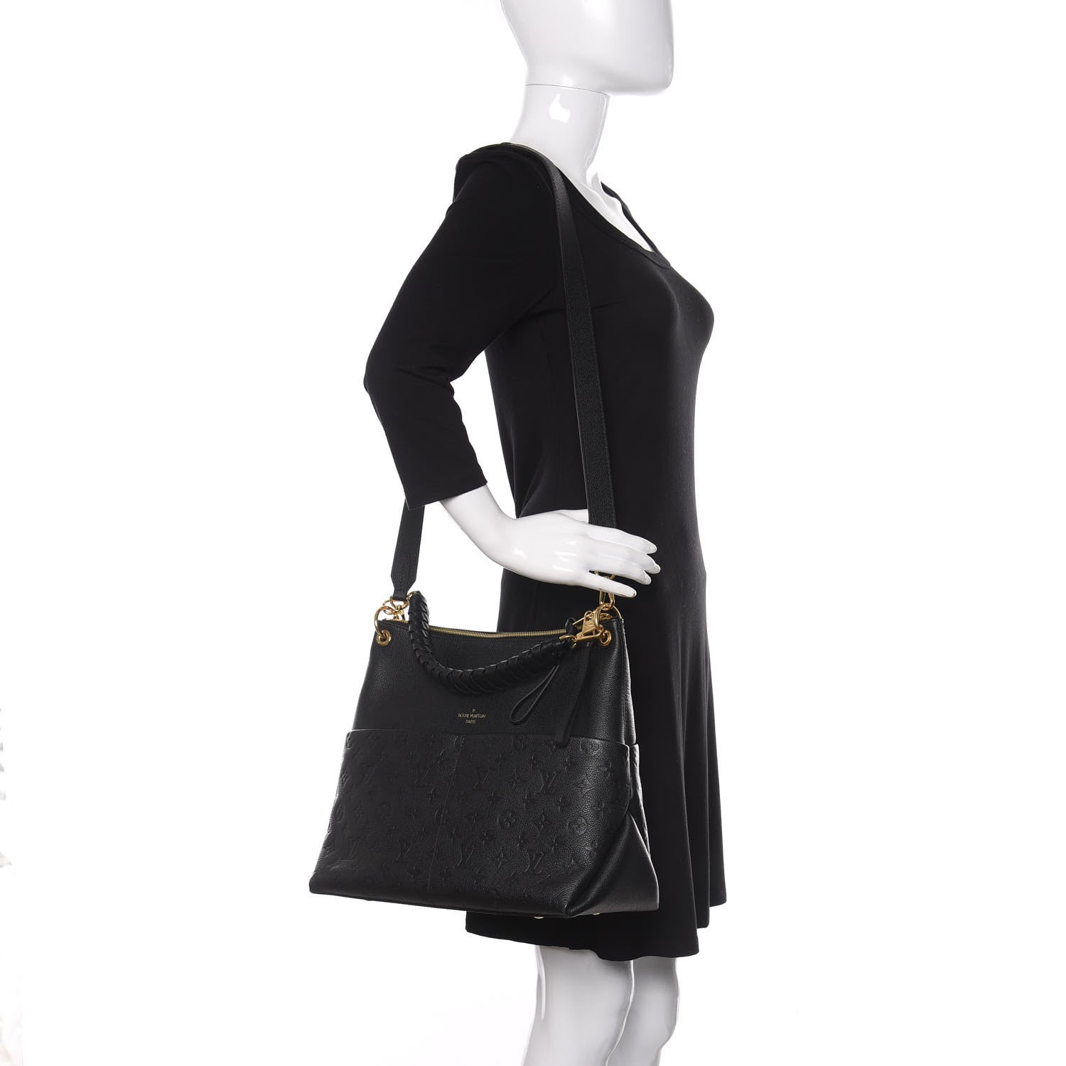 Louis Vuitton Empreinte Maida Hobo Black 2 of 9