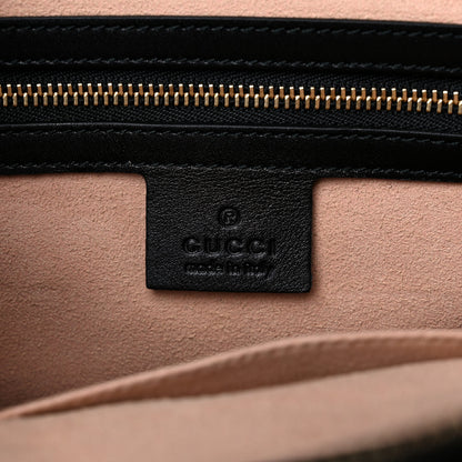 Gucci Guccissima Signature Large Shoulder Tote Bag Black 5 of 8