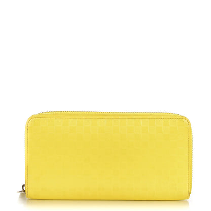 Louis Vuitton Damier Facette Zippy Wallet Yellow 1 of 7