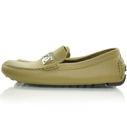 Louis Vuitton Mens Leather Zen Driving Loafers 6 Dark Beige 2 of 7