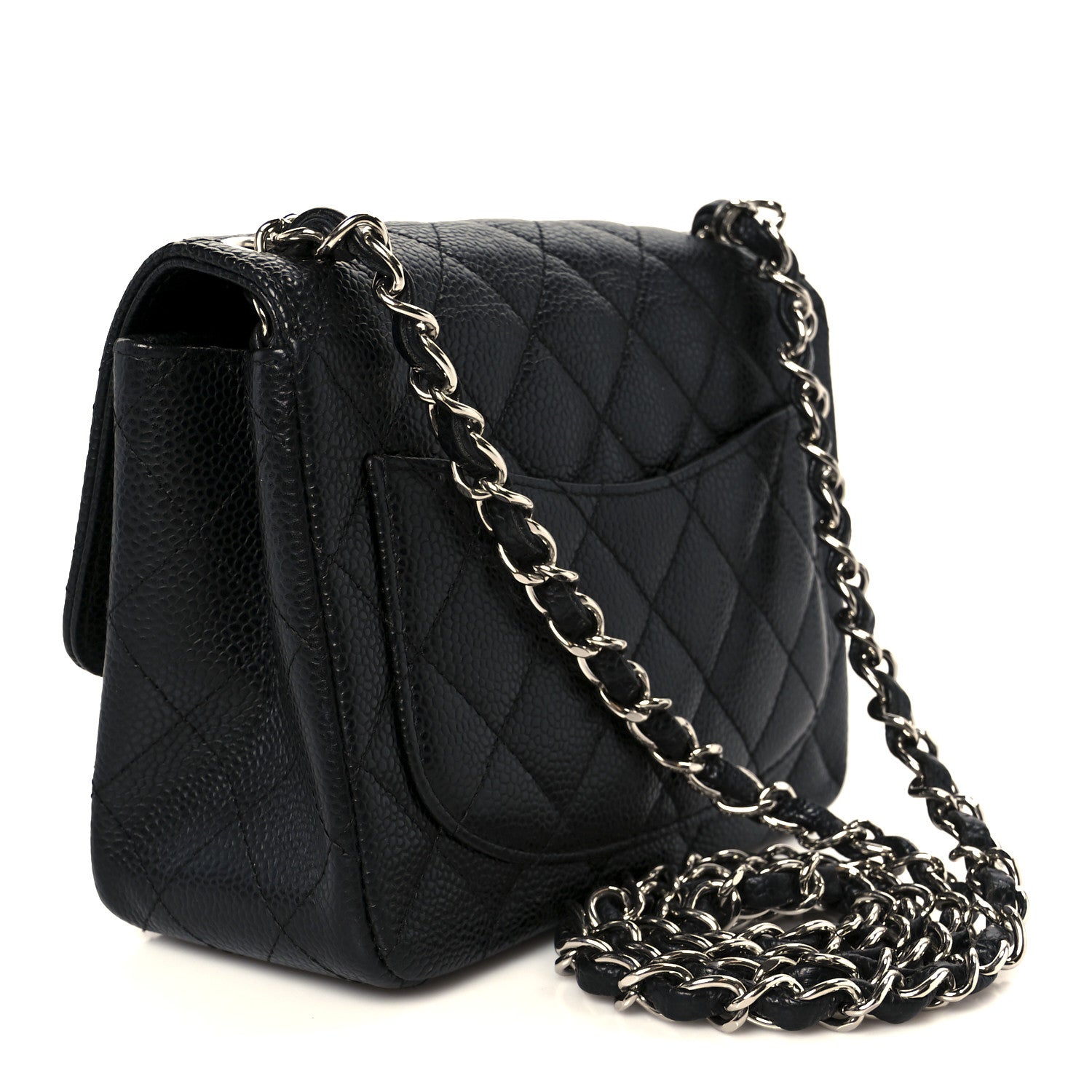 Chanel Caviar Quilted Mini Square Flap Black 3 of 11