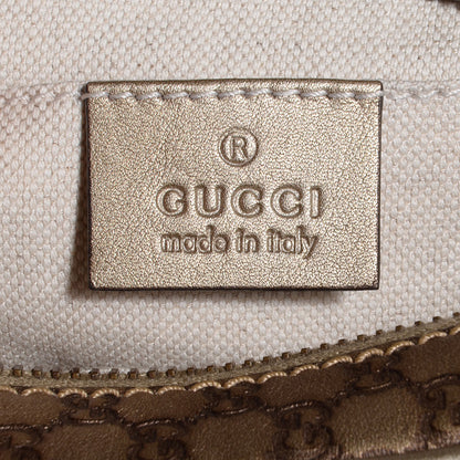 Gucci Metallic Microguccissima Sunshine Disco Crossbody Bag Champagne 7 of 8